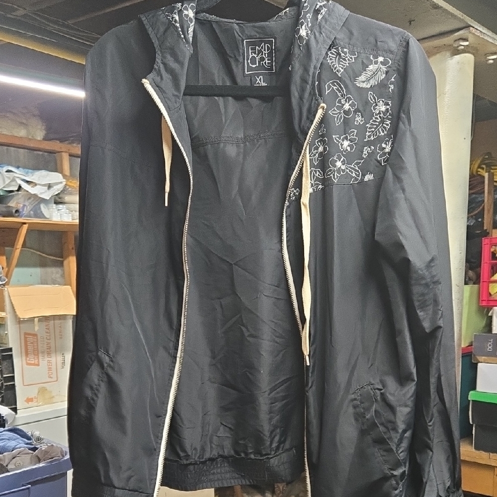 Empyre Black Floral Utility Jacket